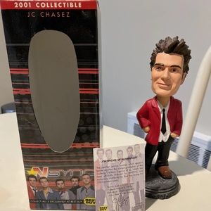 2001 Collectible NSYNC JC Chasez Bobble Head Doll - Best Buy Exclusive WITH COA